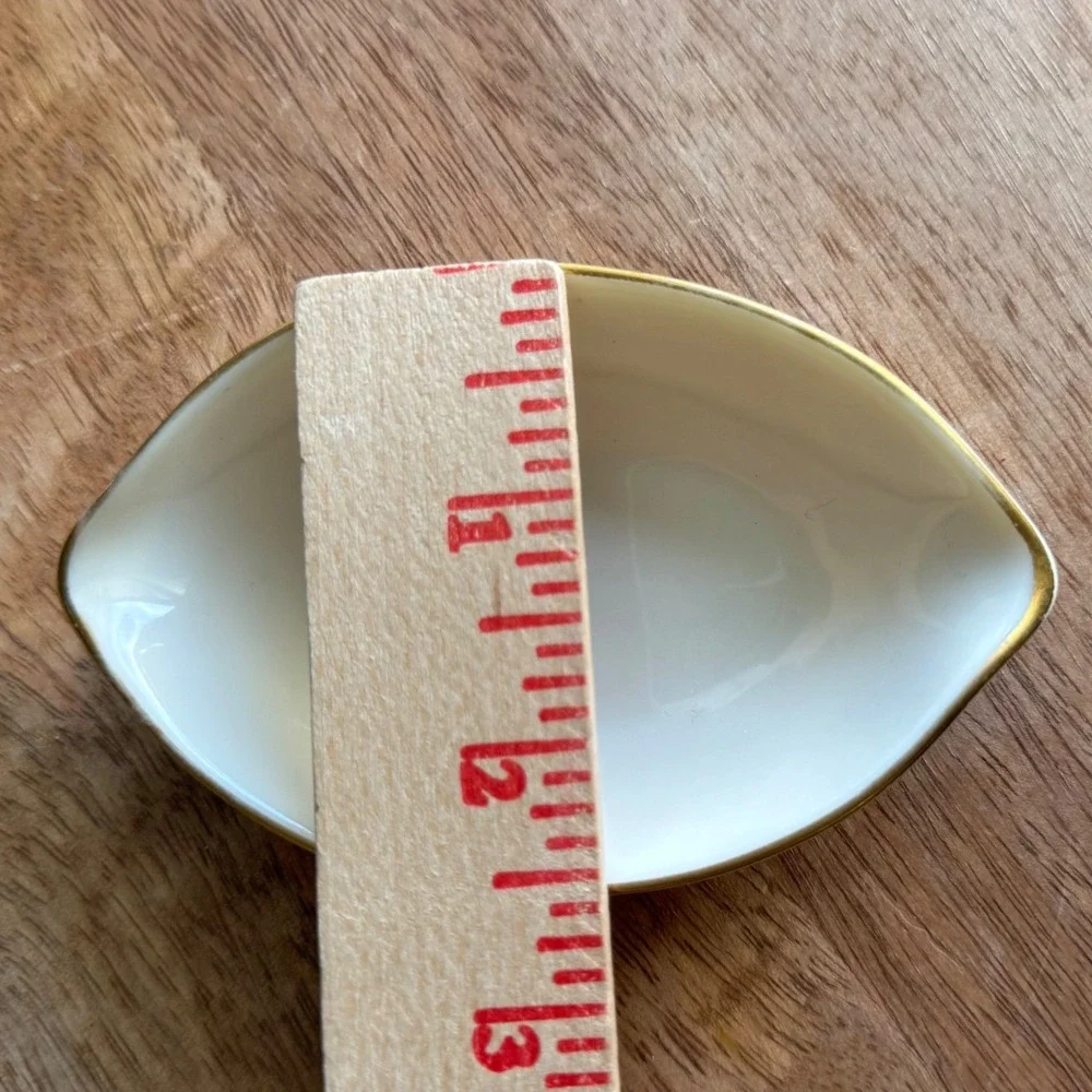 VTG Lenox Olympia Gold Ashtray Trinket Dish 4